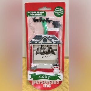 CODY Picture Frame Ornament NWT